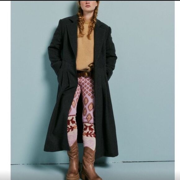 Free People Jackets & Blazers - FREE PEOPLE Victoria Coat / Heathered Charcoal